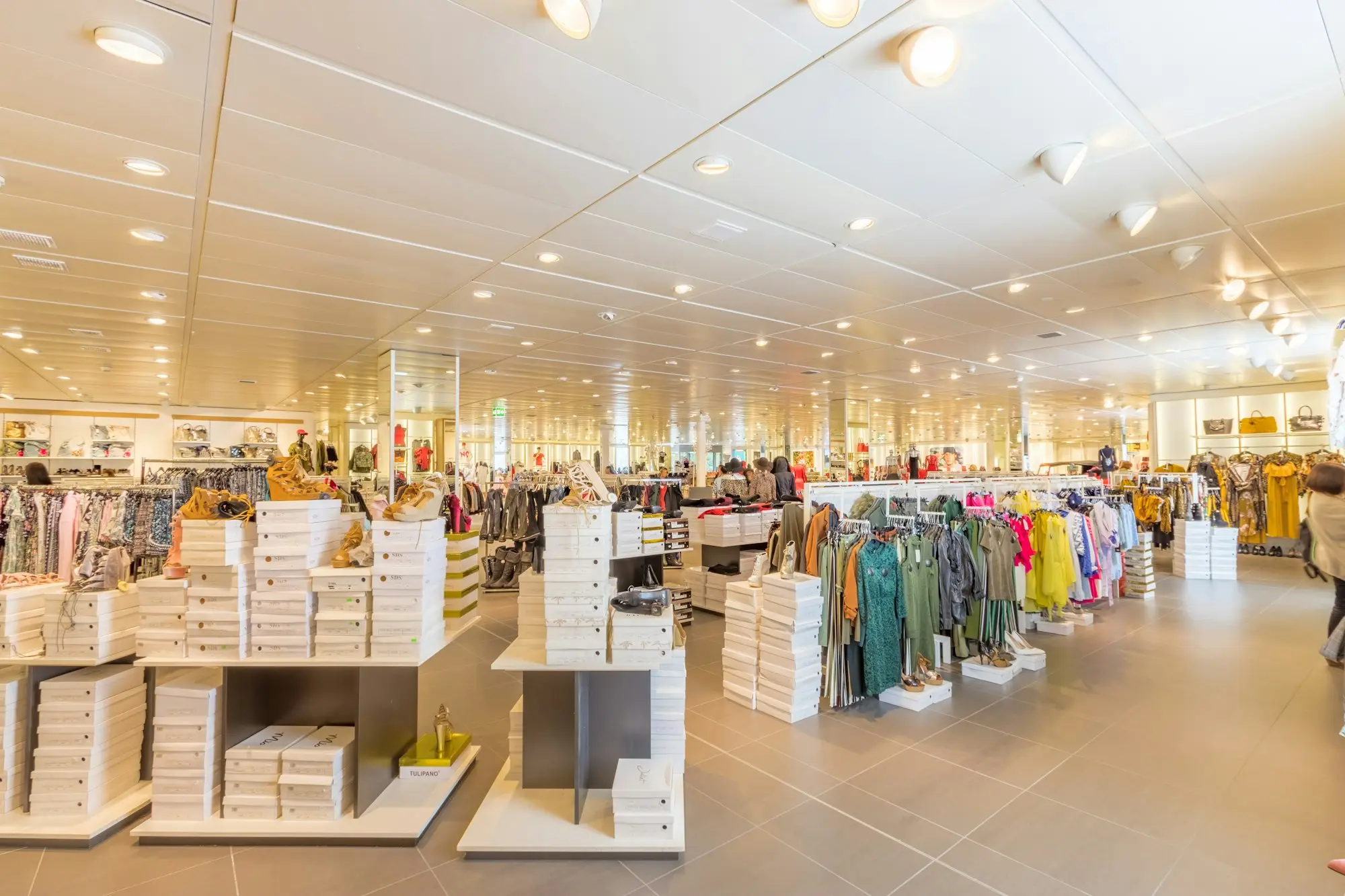 Newly fitted-out retail store